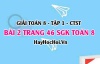 Giải bài 2 trang 46 Toán 8 Tập 1 SGK Chân trời sáng tạo